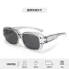 Gafas de Sol Polarizadas de Moda Retro para Mujer, Gafas de Prescripción de Marco Cuadrado Pequeño de Nuevo Estilo con Sensación de Alta Gama, Portátiles, Venta al por Mayor