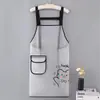 Delantal de cocina impermeable y a prueba de aceite sin mangas, delantal simple impermeable semitransparente nuevo para catering y productos acuáticos