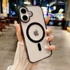 Nueva Funda Magnética para Teléfono con Acabado Mate y Tacto de Piel para iPhone 17 Pro, Todo Incluido, Anti-Caídas, Acrílico, Funda Protectora para Apple 16