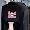 Blusa térmica infantil com forro de fleece, gola alta parcial, mangas compridas, outono e inverno, roupa íntima espessa para meninas, camada base fofa