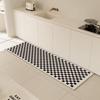 Tapete de Cocina de Lujo Ligero de Tierra de Diatomeas Resistente a la Suciedad Tapete de Piso para el Hogar Largo Absorbente de Agua Absorbente de Aceite Secado Rápido Tapete Antideslizante para Cabello