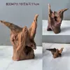 Notas de Agua Dulce 20cm Pequeño Tronco Flotante Paisajismo de Acuario Escondite Plataforma para Tomar el Sol de Tortuga Teca Morada Pura No Requiere Hervir