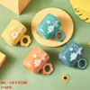 Taza de plástico simple para enjuague bucal al por mayor 2 yuanes tienda departamental taza de plástico para lavar baño del hogar taza de plástico para adulto para cepillarse enjuague bucal