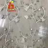 Vestido de bola de lana de flor hecho a mano vestido tela bordada punto hilo multicolor bordado tela bordada