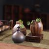 Adornos Florales Hidropónicos de Cerámica de Escritorio con Forma Especial Hechos a Mano Creativos Vintage Decoración para el Hogar Sala de Té Inserto para Flores Secas