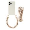 Yongyu Crossbody Cor Sólida Lente Capa Mole para Celular All-inclusive Aplicável iPhone14Pro/11ProMax Corrente