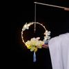 Linterna de Conejo del Festival del Medio Otoño Terminada Portátil Luminosa Linterna de Conejo de Jade Linterna de Loto Accesorios Antiguos Hanfu Linterna de Mano