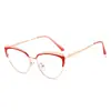 Armazones de Gafas Metálicos de Nuevo Estilo Transfronterizos con Lentes Fotocromáticos Versátiles con Forma de Gato