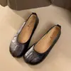 Zapatos Planos Estilo Coreano Nuevos Otoño 2026 Puntera Redonda Mocasines para Mujer sin Cordones Suela Suave Zapatos Mary Jane de Moda