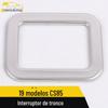 Aplicável a 19 CS85 interruptor de tronco anel brilhante CS85 interruptor de ajuste do botão da porta do tronco decorativo moldura adesivo modificação