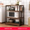 Estante de Cocina de Pie al por Mayor Estante de Especias Multicapa con Puerta de Gabinete Canasta de Verduras en Capas Gabinete de Almacenamiento Multifuncional