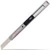 Cuchillo de utilidad para charcutería Cuchillo pequeño para papel tapiz de 30 grados Hoja negra Cuchillo para cortar papel de acero inoxidable de 60 grados Cuchillo para cortar película y metal Cuchillo de arte