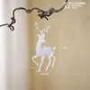 Decoraciones de Árbol de Navidad de Copo de Nieve Acrílico Transparente para Regalo Transfronterizo, Guirnalda, Paquete de Regalo, Arreglo de Colgantes, Accesorios Colgantes