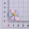Nuevos Accesorios de Resina DIY Flor de Seis Pétalos Pegamento Cremoso Funda de Teléfono Móvil Tocado Pasador Hebilla de Zapato Accesorios para Tazas de Agua