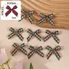 Lazo de Cinta Escocesa a Cuadros 1CM Lazo de Máquina de Cinturón Escocés Ropa Falda para Niños Calcetines Lazo Decorativo