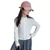 Chamarra para Niñas YOJIA 2026 Otoño Nuevo Estilo Sencillo Camisa con Cremallera para Niños, Top de Manga Larga de Color Sólido para Niños Mayores