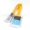 Directo de fábrica mango de plástico amarillo pincel de pintura azul blanco gris blanco PP seda afilada tamaño pincel cantidad completa grande precio excelente