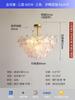 Lustre de Cristal Francês Luz Lustre de Sala de Estar Luxo Criativo Simples Moderno Lâmpada de Quarto Principal Lâmpada de Sala de Jantar Iluminação Zhongshan Vidro