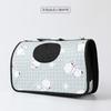 Mochila para mascotas de punto nuevo multicolor multicolor Oxford tela multifuncional portátil bolsa para mascotas mediana