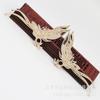 Yiwu Gold Ray cor cobre banhado a ouro DIY borboleta óleo gota ponto Esmeralda queimando broche azul um par de antiguidades francesas B2417