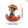 Novo Pingente de Decoração de Personagem de Halloween Transfronteiriço Acrílico Plano Decoração de Espelho Retrovisor de Carro Pingente de Festa de Feriado