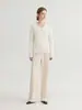 [Mismo Estilo que Raff] 25 Otoño/Invierno 100% Lana de Oveja Holgado Tejido de Punto Trenzado Cuello en V Suéter