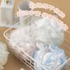 Nueva Bola de Baño de Encaje de 60g, Súper Suave y Duradera, Bola de Espuma de Baño que No se Desintegra, Bola de Flor de Baño, Herramienta para Bañarse y Exfoliarse