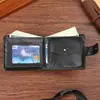 Venta al por mayor del fabricante Nuevo modelo Cartera para hombre Estilo corto Gran capacidad PU Gama alta Ranuras múltiples para tarjetas Cartera de cuero para hombre