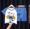 Pijamas de Verano para Niños al por Mayor Trajes de Manga Corta y Shorts para Niños Mayores Dibujos Animados Lindos Ropa de Casa para Bebés Niñas