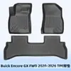 Adecuado para Buick Encore Gx Fwd 2020-2026 Tapetes de Piso TPE Material 3D para Todo Clima