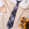 Corbata Jk Cuadros Rojos Decoración de Graduación Femenina Estilo Universitario Estudiante Corbata de Moño Infantil Gratis Camisa Camisa