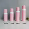 Botella de Mousse Rosa 100ml120ml150ml Limpiador Facial Desinfectante de Manos Botella Espumosa Botellas Portátiles PET
