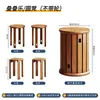 Juego de Taburetes de Comedor Apilables de Madera Maciza con 90% de Descuento para Uso Doméstico, Banco de Repuesto Apilable, Mesa de Café Estilo Chino Nuevo