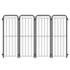 Cerca Portátil Modular para Animais de Estimação, Máx. 4 Painéis (98 cm) - Preta