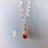 Cadena para Clavícula Pixiu de la Suerte Acero de Titanio Collar Corto Imitación Oro para Mujer Antialérgico No se Desvanece Popular Versátil Cadena para el Cuello