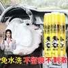 Limpiador de interiores de coche, limpiador de espuma sin enjuague para techos de tela de interiores de coche, removedor de manchas y herramienta de renovación