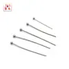Aguja de Bola de Acero Inoxidable Pin Dorado con Perla Aguja para Piercing Aguja de Bola de Cabeza Grande Aguja de Bola de Acero de Titanio Accesorios para Joyería diy
