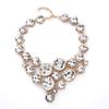 Collar Nuevo Transfronterizo Super Flash Lujo Elegante Gema Decorativa Collar Sensación de Alta Gama para Mujer Joyería para Fiesta de Banquete Lote