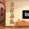 2026 Ano do Cavalo Parede de Fundo de TV Decoração Pendurada Enfeites Hall de Entrada Combinação de Pinturas Penduradas Novo Estilo Chinês Paz e Alegria Decorações Penduradas
