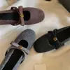 Sapatilhas de Feltro Cinza Pequena Fragrância Estilo Francês 2026 Nova Moda Versátil Aumenta Altura Quente Pelúcia Algodão Mocassins para Mulheres