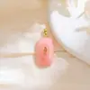 Acessórios para joias DIY venda quente transfronteiriça acessórios de pingente quadrado de ágata artificial geométrica design simples acessórios de moda de nicho