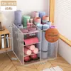 Cesta de Almacenamiento para Esterillas de Yoga, Estante de Almacenamiento para Equipos Deportivos y de Fitness en Casa, Estante de Almacenamiento Doméstico para Rellenar Espacios para Bádminton y Baloncesto
