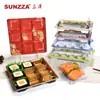 Sanze Nueva Serie de Platos Desechables con Impresión Japonesa Caja para Comida para Sashimi Sushi con Caja de Empaque