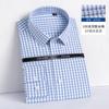 DP prenda sin planchado sin planchado 100 algodón camisa de hombre manga larga color sólido camisa de vestir para negocios