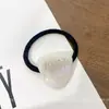 Clip de Goma Acrílica Coreana con Forma de Mariposa Tridimensional para Cola de Caballo Anillo para el Cabello con Diamantes para Todo Tipo de Peinado Pasador