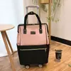 Mala de rodinhas mala de rodinhas destacável bolsa de ombro bolsa de bagagem portátil de grande capacidade mala de rodinhas universais mala de bagagem