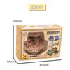 3D Verão Praia Dobrável Bomba Livro Mini Chaveiro Alto Valor de Cor Dos Desenhos Animados Pingente Descompressão Brinquedo Criativo