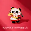 Broche de Panda Estilo Chino Año Nuevo, Pin de Panda de Buena Suerte y Prosperidad, Regalo de Año Nuevo, Accesorios para Traje, Fuente de Suministro