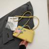 Exquisita Bolsa Lonchera tipo Satchel para Mujer 2025 Nuevo Estilo Patrón Granulado Bolso de Hombro Único Cruzado Versátil Bolso Cuadrado Pequeño Moda Bolsa Caja