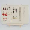 Marco de Fotos de Franela Tablero de Joyería de Perlas Accesorios de Almacenamiento de Aretes para el Hogar Estante de Exhibición de Joyería para Pulseras, Aretes, Collares